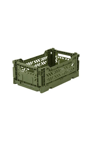 Ay-Kasa Lilliemor Mini Foldable Crate in Khaki (Small Size)