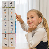 Learn & Grow Magnetic Tile Toppers - Alphabet Lower Case Pack