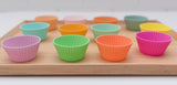 We Might be Tiny Silicone Muffin Cups - Brights