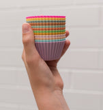 We Might be Tiny Silicone Muffin Cups - Brights