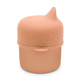 We Might be Tiny Grip Cup & Sippie Lid Set - Dark Peach