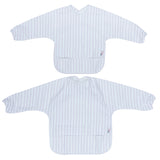 We Might be Tiny Smock Bibs - Lilac Stripe