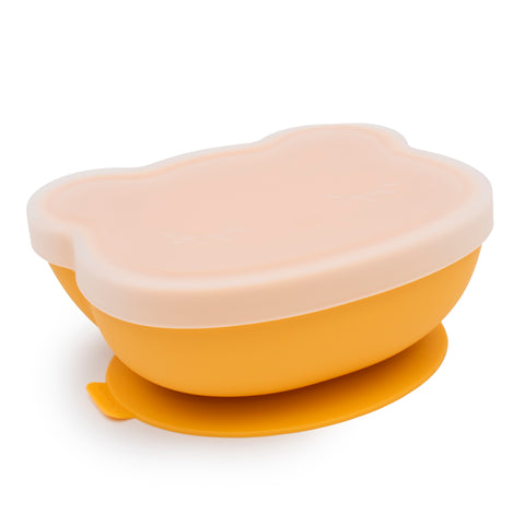 We Might be Tiny Stickie Suction Bowl - Mustard