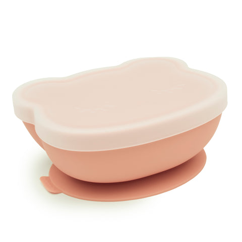 We Might be Tiny Stickie Suction Bowl - Dark Peach