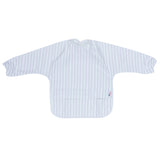 We Might be Tiny Smock Bibs - Lilac Stripe