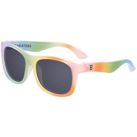 Babiators Limited Edition Navigator Sunglasses Rad Rainbow - Includes Sunglasses Bag