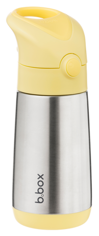 B.box Insulated Drink Bottle - Lemon Twist (350ml)