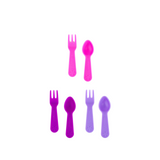 Lunch Punch Bento Fork & Spoon Set - Blush