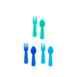 Lunch Punch Bento Fork & Spoon Set - Burst