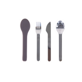 MontiiCo Stainless Steel Cutlery Set - Ash