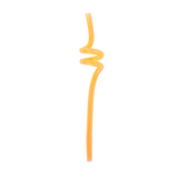 MontiiCo Silicone Twirly Straw - Orange (Fusion Range)