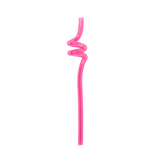 MontiiCo Silicone Twirly Straw - Pink (Fusion Range)