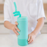 MontiiCo Silicone Twirly Straw - Green (Fusion Range)