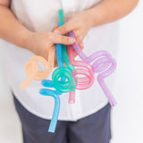 MontiiCo Silicone Twirly Straw - Purple (Fusion Range)