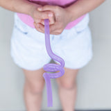 MontiiCo Silicone Twirly Straw - Purple (Fusion Range)