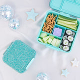 MontiiCo Bento Five - Turquoise Glitter