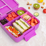 MontiiCo Feast Bento Tray - Fuchsia