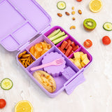 MontiiCo Feast Bento Lunchbox - Lilac