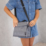 MontiiCo Insulated Lunch Carrier - Black Gingham
