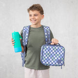 MontiiCo Insulated Lunch Bag - Checkmate (Medium Size)