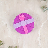 MontiiCo Silicone Cutlery Band - Lilac