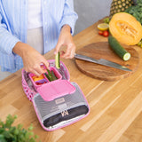 MontiiCo Insulated Lunch Bag - Rose Garden (Mini Size)