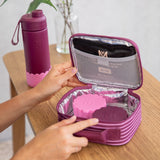MontiiCo Silicone Scallop Tub - Ruby