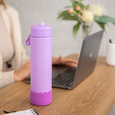 MontiiCo Small Bumper - 350ml, 475ml & 700ml - Fuchsia Scallop