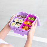 MontiiCo Bite Bento Tray - Fuchsia