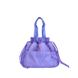 MontiiCo Insulated Tote Lunch Bag - Candy Stripe Cloud