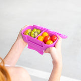 MontiiCo Snack Lunchbox - Fuchsia
