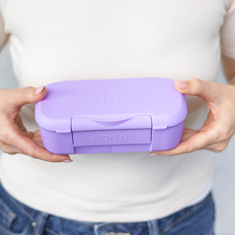 MontiiCo Snack Lunchbox - Lilac
