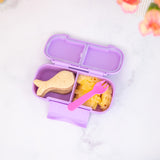 MontiiCo Snack Lunchbox - Lilac
