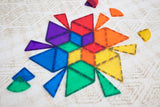Connetix Magnetic Tiles - 36 Piece Shape Pack (Rainbow)