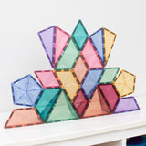 Connetix Magnetic Tiles - 48 Piece Shape Pack (Pastel)