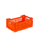 Ay-Kasa Lilliemor Mini Foldable Crate in Orange (Small Size)