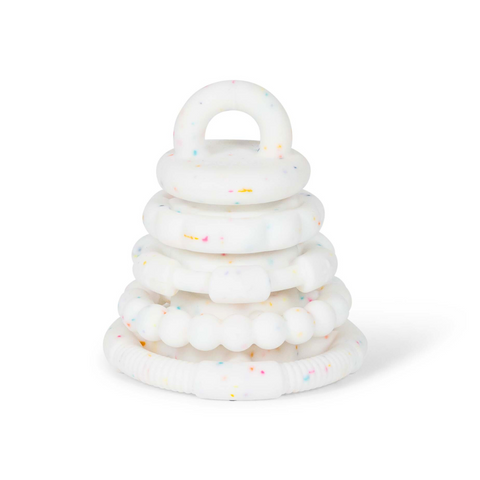 Jellystone Rainbow Stacker & Teether Toy - Sprinkle