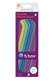 B.box Reusable Silicone Straws - Pool Party