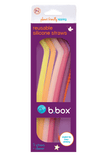 B.box Reusable Silicone Straws - Very Berry