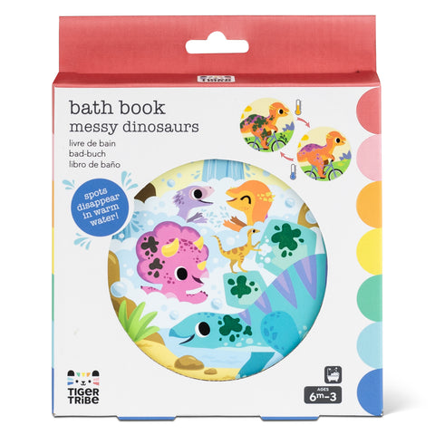 Tiger Tribe Bath Book - Messy Dinosaurs