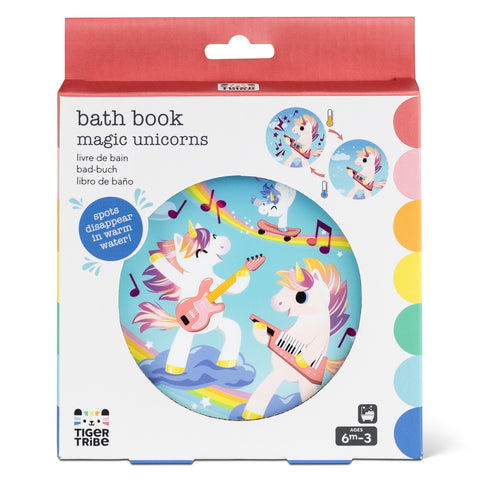 Tiger Tribe Bath Book - Messy Unicorns