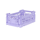 Ay-Kasa Lilliemor Mini Foldable Crate in Taro (Small Size)