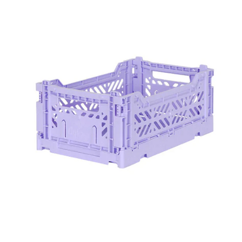 Ay-Kasa Lilliemor Mini Foldable Crate in Taro (Small Size)