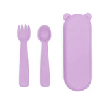 We Might be Tiny Feedie Fork & Spoon Set - Lilac