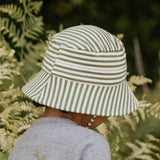 Bedhead Hat Khaki Stripe Junior Bucket Hat