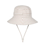 Bedhead Hat Natural Stripe Junior Bucket Hat