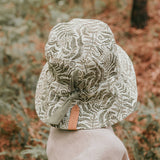 Bedhead Hat Reversible Linen Hat - Fern & Moss