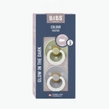 BIBS Dummy Size 3 - Sage & Cloud Night - Twin Pack