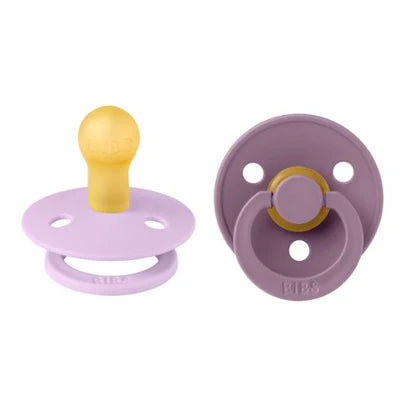 BIBS Dummy Size 1 - Violet Sky & Mauve (Twin Pack)