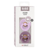 BIBS Dummy Size 2 - Violet Sky & Mauve (Twin Pack)